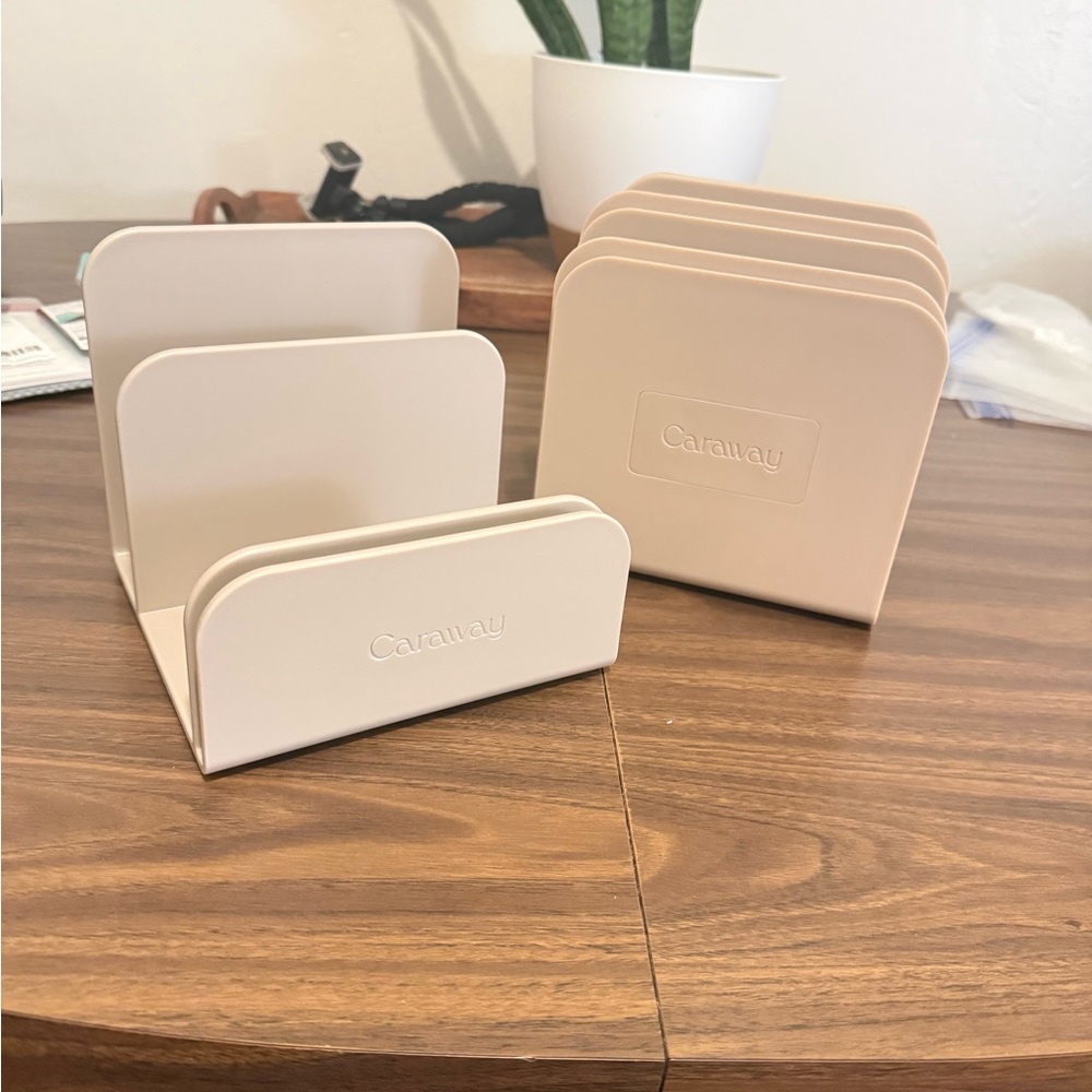 Caraway Cream Cookware Organizer-5 piece